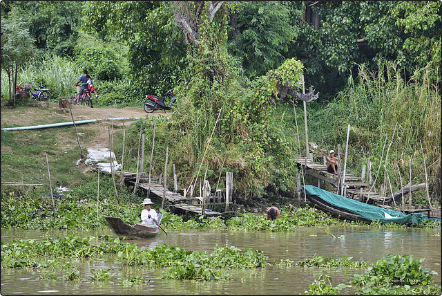Scène de vie à Ayutthaya