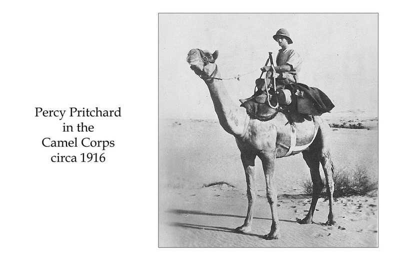 Percy Pritchard in the Camel Corps c1916