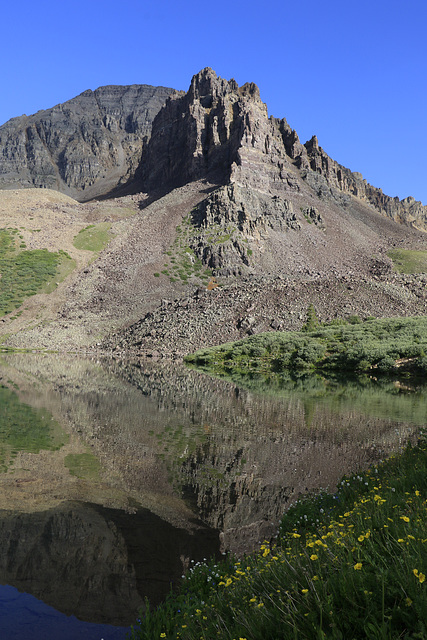 Cathedral Peak and Cathedral Lake