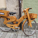 wood art bike