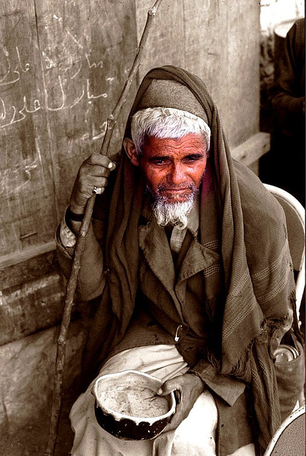 ... mendiant de Sana'a ... (Yemen)