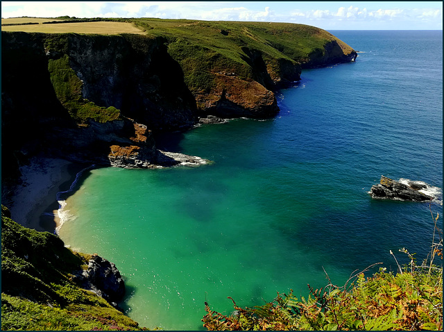 Fishing Cove and The Knavocks, Reskajeage, Cornwall.