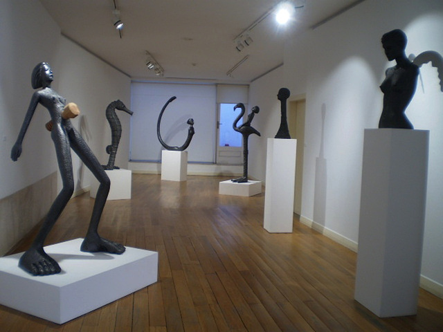 Sculptures by Artur Bual.