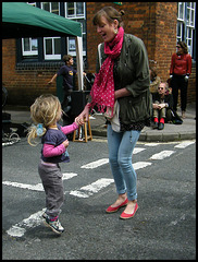 dancing in the street