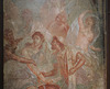 Detail of the Fresco of Achilles on the Island of Skyros from the House of the Dioscuri in Pompeii at ISAW, May 2022