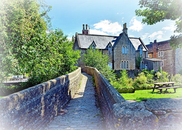 Packhorse Bridge, Bruton.