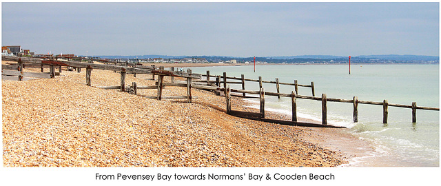 From Pevensey Bay towards Normans’ Bay & Cooden Beach 11 7 2018