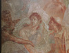 Detail of the Fresco of Achilles on the Island of Skyros from the House of the Dioscuri in Pompeii at ISAW, May 2022