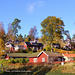 Autumn view from Håverud 25.Oct.2015. 58°49′17″N 12°24′45″E (approx. address: Kanalvägen 4, 464 72 Håverud, Sverige)
