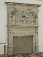 Wrest Park: late Tudor fireplace in the Orangery 2011-10-03