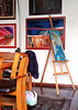 MORNING IS PURE ART THAT BRIGHTENS THE WALL EVEN WITH THE BACK TO THE LIGHT