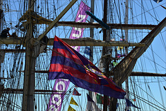 Lisboa, Tall ships race, teias, toiles, nets...