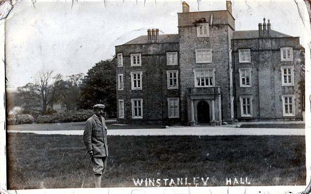 Winstanley Hall, Wigan, Greater Manchester c1915 (now a ruin)