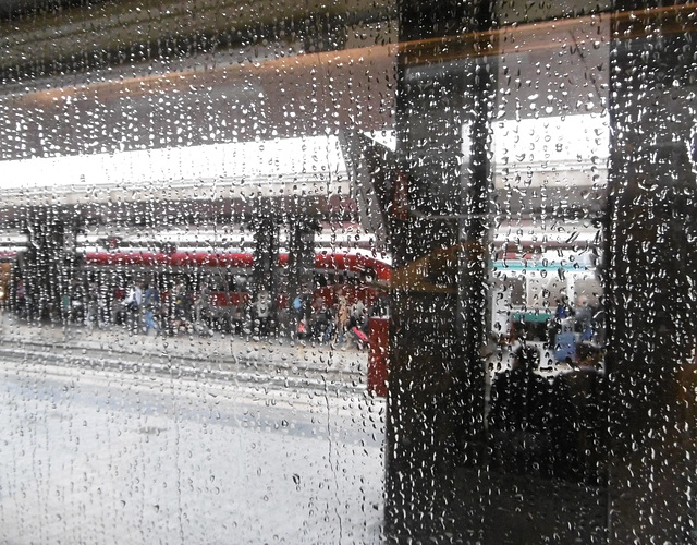 Un rideau de pluie
