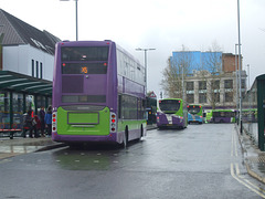 DSCF0700 Ipswich Buses vehicles in Tower Ramparts bus station - 2 Feb 2018
