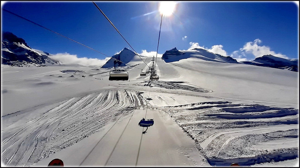 Zermatt : le piste alle spalle del Monterosa italiano