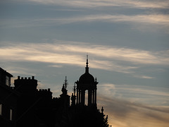 Evening skyline Leicester