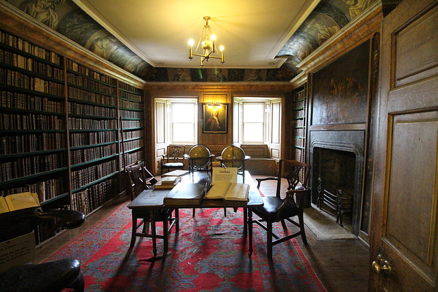 Library, Traquir House, Borders, Scotland