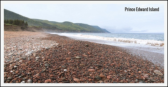 Red/Brown Beaches on Prince Edward Island.