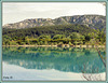 Vue sur le Luberon, View of Luberon.