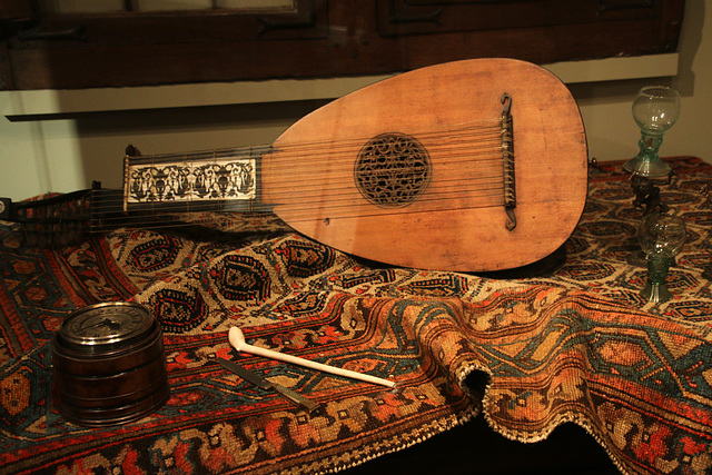 Still life with lute