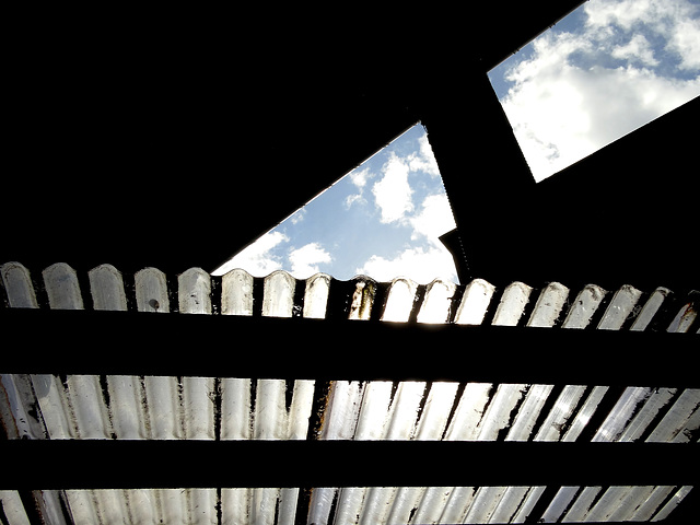 Corrugated Carport Under The Tyne Bridge