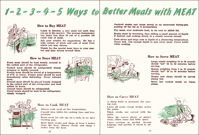 Meat Recipes (2), 1951/1952