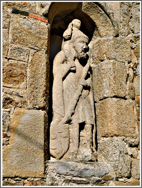 Statue de Saint Christophe à Saint-jacut-de-la-mer (22)