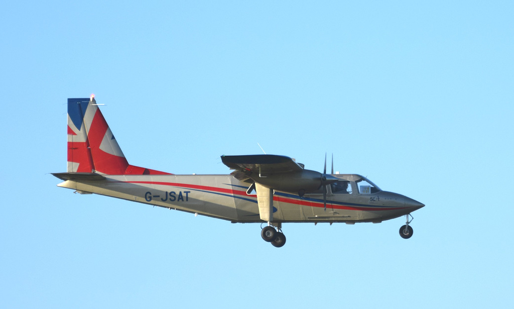 G-JSAT approaching Solent Airport - 29 November 2019