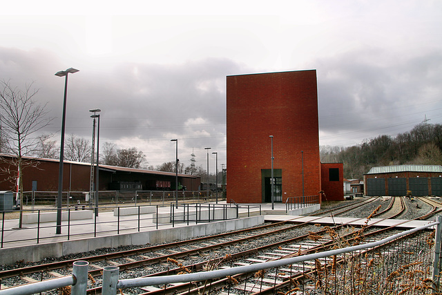 Museumsbahnsteig im Eisenbahnmuseum (Bochum-Dahlhausen) / 21.03.2021