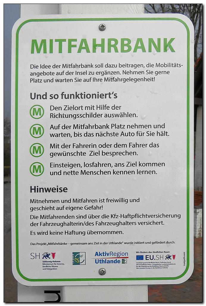 Mitfahrbank