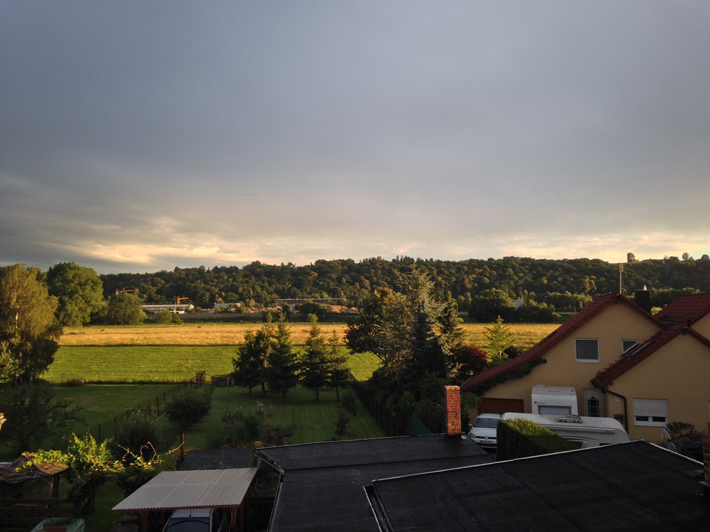 Blick von unserem Wohnzimmer