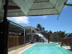 Swimming-pool by the beach.