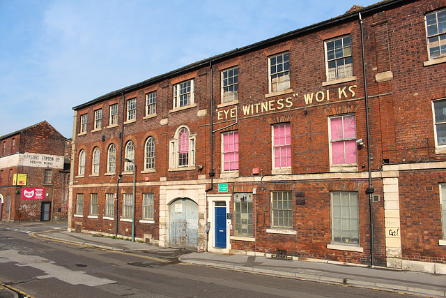 Former 'Eye Witness Works', Milton Street, Sheffield, South Yorkshire