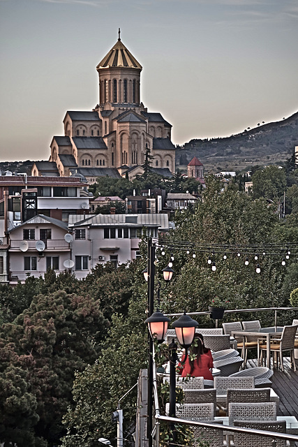 View from our hotel roof terrace, HDR