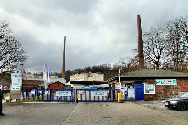 P-D Refractories GmbH, Haupteinfahrt zum Werk Dr. C Otto (Bochum-Dahlhausen) / 21.03.2021