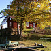 Autumn view from Upperud 25.Oct.2015. 58°48′49″N 12°26′12″E (approx. address: Upperudsvägen, 464 40 Åsensbruk, Sverige)