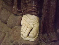 Detail of the Statue of Apollo Seated with a Lyre in the Naples Archaeological Museum, July 2012