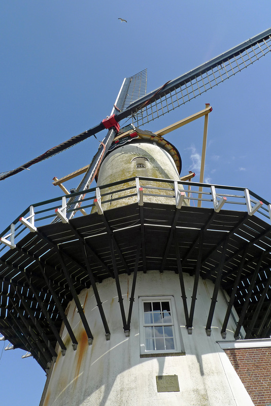 Nederland - Willemstad, d'Orangemolen