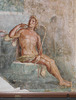 Detail of the Fresco of Polyphemus and Galatea from the Villa at Portici at ISAW, May 2022