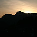 Sunset over the Langdale Pikes