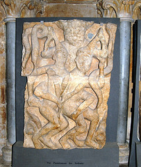 Carving to frieze,  From West Front, Lincoln Cathedral