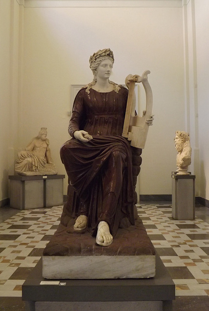 Apollo Seated with a Lyre in the Naples Archaeological Museum, July 2012