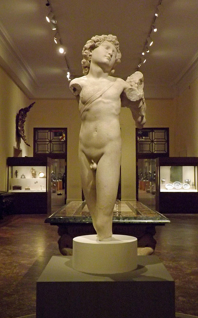 Young Archer attributed to Michelangelo in the Metropolitan Museum of Art, February 2014