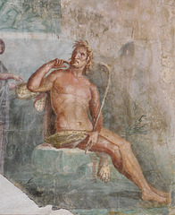 Detail of the Fresco of Polyphemus and Galatea from the Villa at Portici at ISAW, May 2022