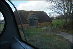 old tiled barn