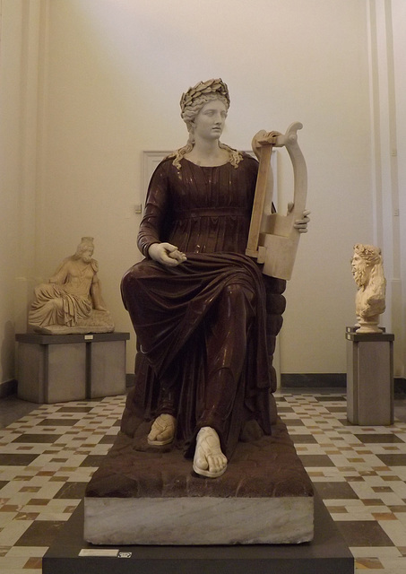 Apollo Seated with a Lyre in the Naples Archaeological Museum, July 2012