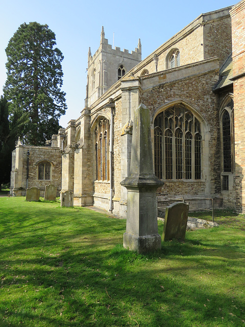 brampton church, hunts (34) c15 aisle tracery