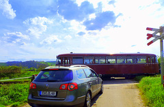 Die Schienen bus ,auch in Wylre