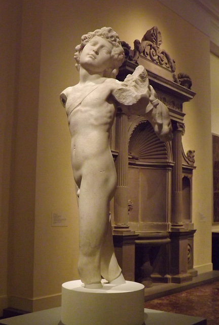 Young Archer attributed to Michelangelo in the Metropolitan Museum of Art, February 2014